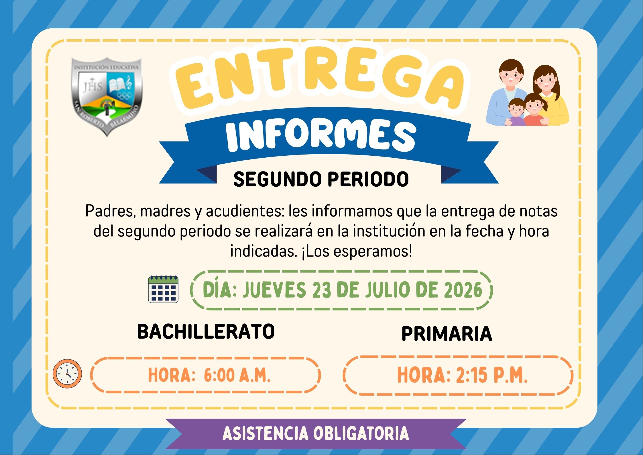 entrega de notas